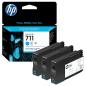 Preview: HP 711 (CZ134A) 3er-Pack cyan Tintenpatronen