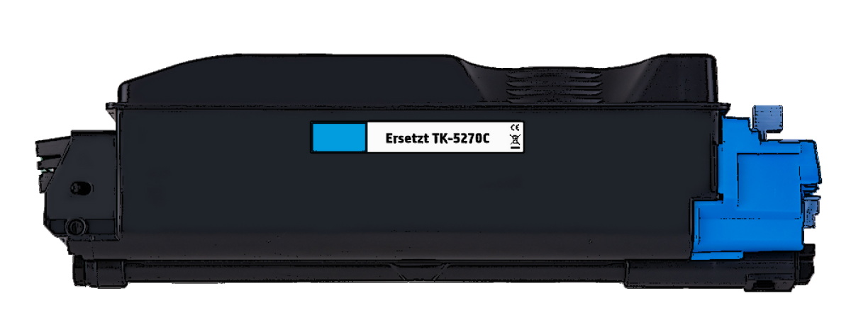 Tonerkassette kompatibel - Cyan ersetzt TK-5270C Tonerkassette kompatibel - Cyan ersetzt TK-5270C