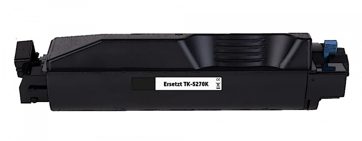 Tonerkassette kompatibel - Schwarz ersetzt TK-5270K