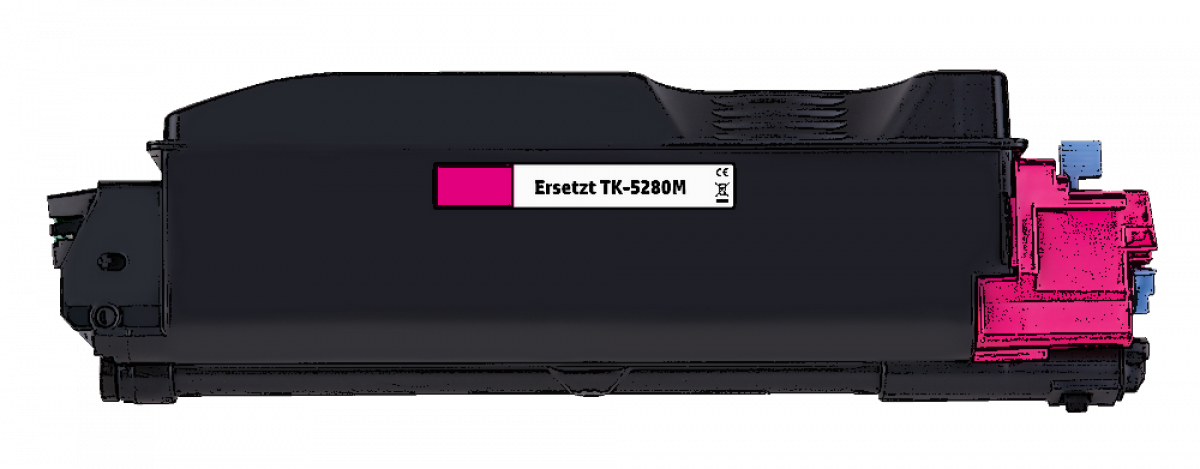 Tonerkassette kompatibel - Magenta ersetzt TK-5280M