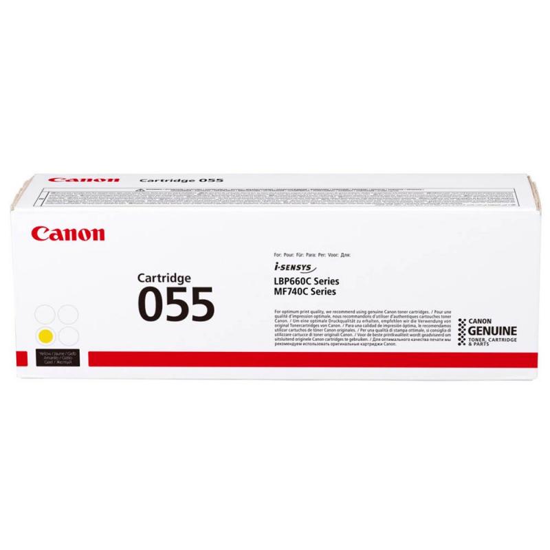 Canon Toner 055 Gelb - 2.100 Seiten