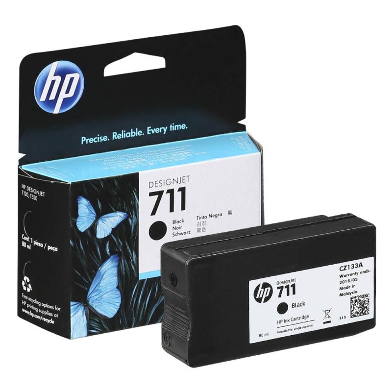 HP 711 (CZ133A) schwarz Tintenpatrone