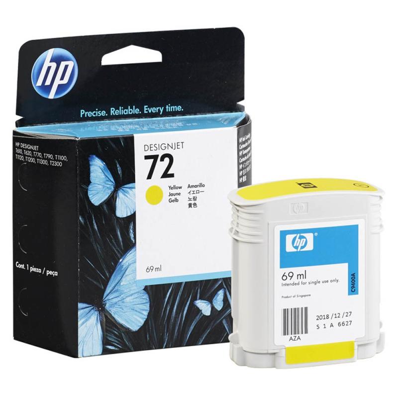 HP 72 (C9400A) gelb Tintenpatrone