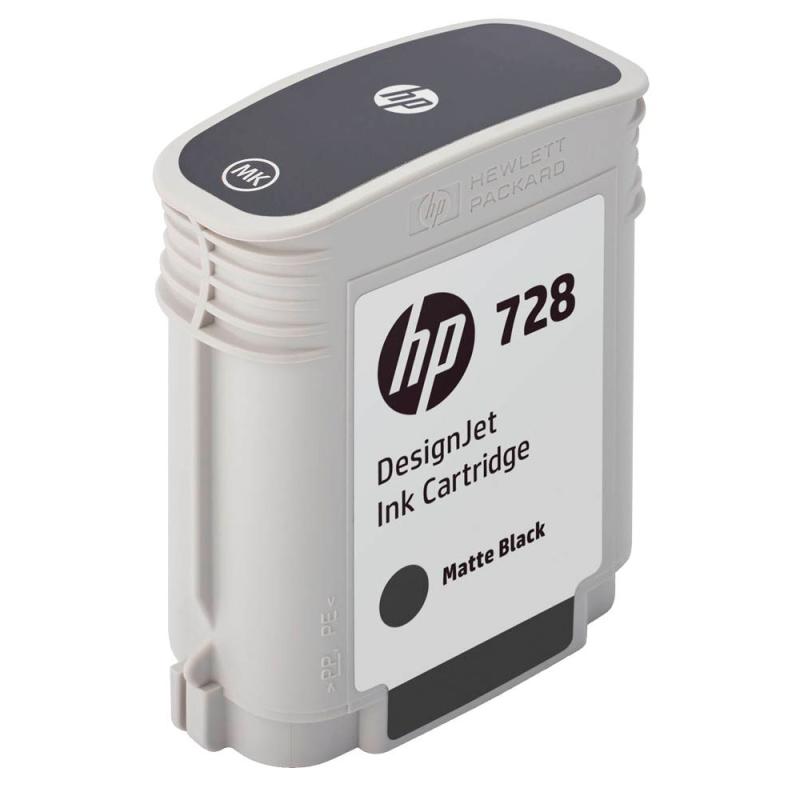 HP 728 (F9J64A) schwarz matt Tintenpatrone